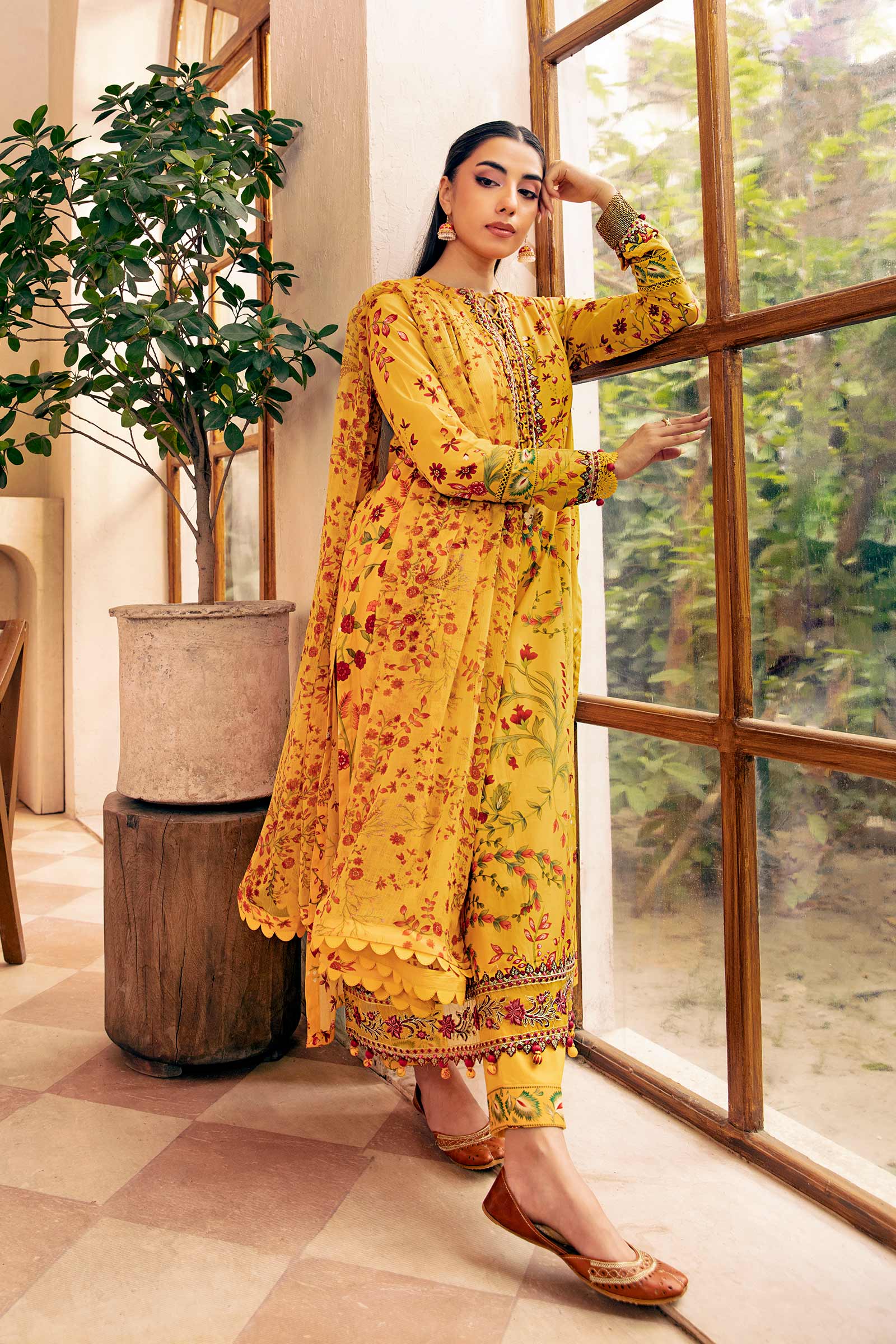 Maria B | Eid Basic Lawn | MB-CUS25-912A - by - Libasekhas UK - Registered Vendor of : Maria B - 100% Original Designer Dresss