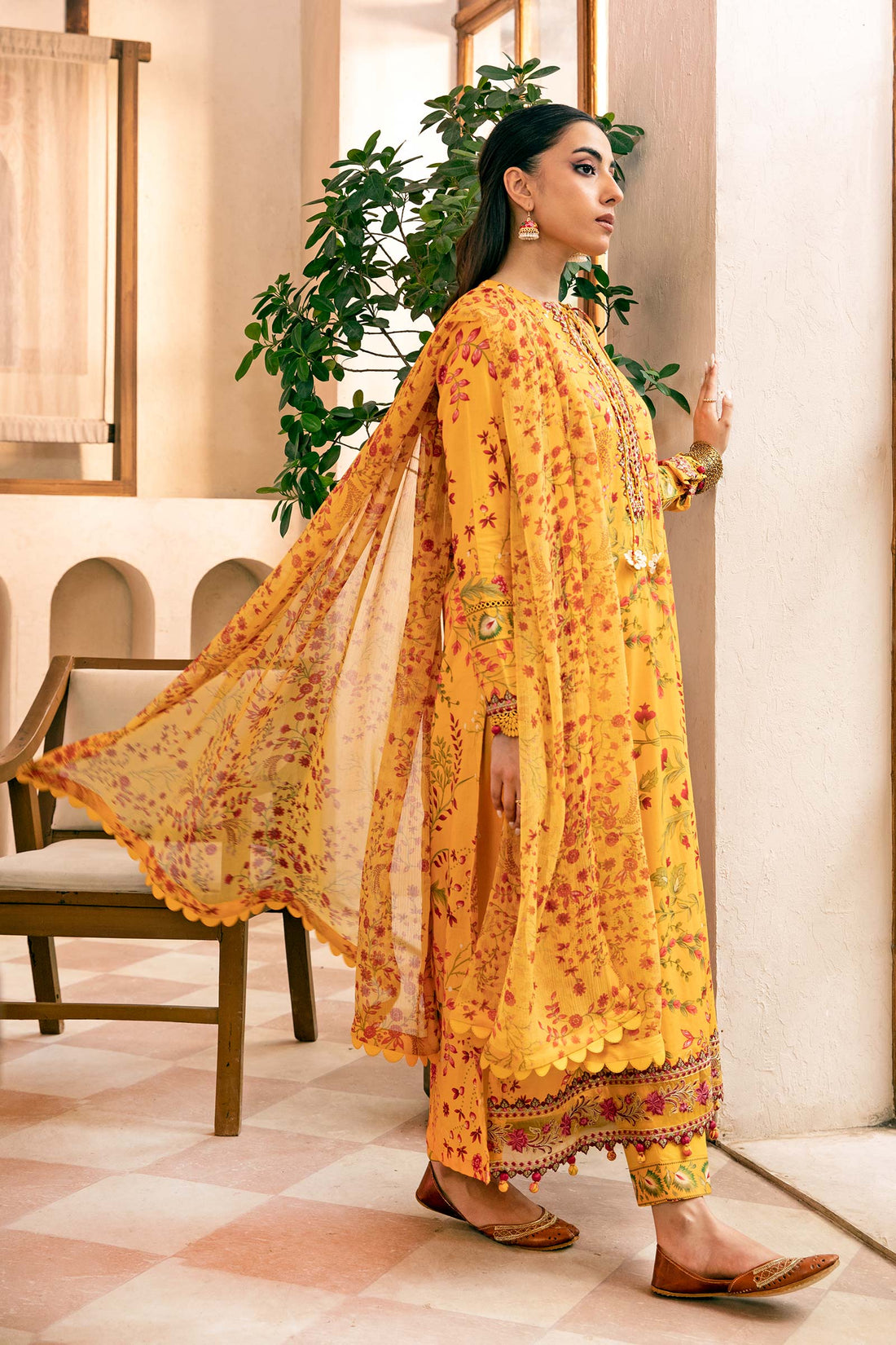 Maria B | Eid Basic Lawn | MB-CUS25-912A - by - Libasekhas UK - Registered Vendor of : Maria B - 100% Original Designer Dresss