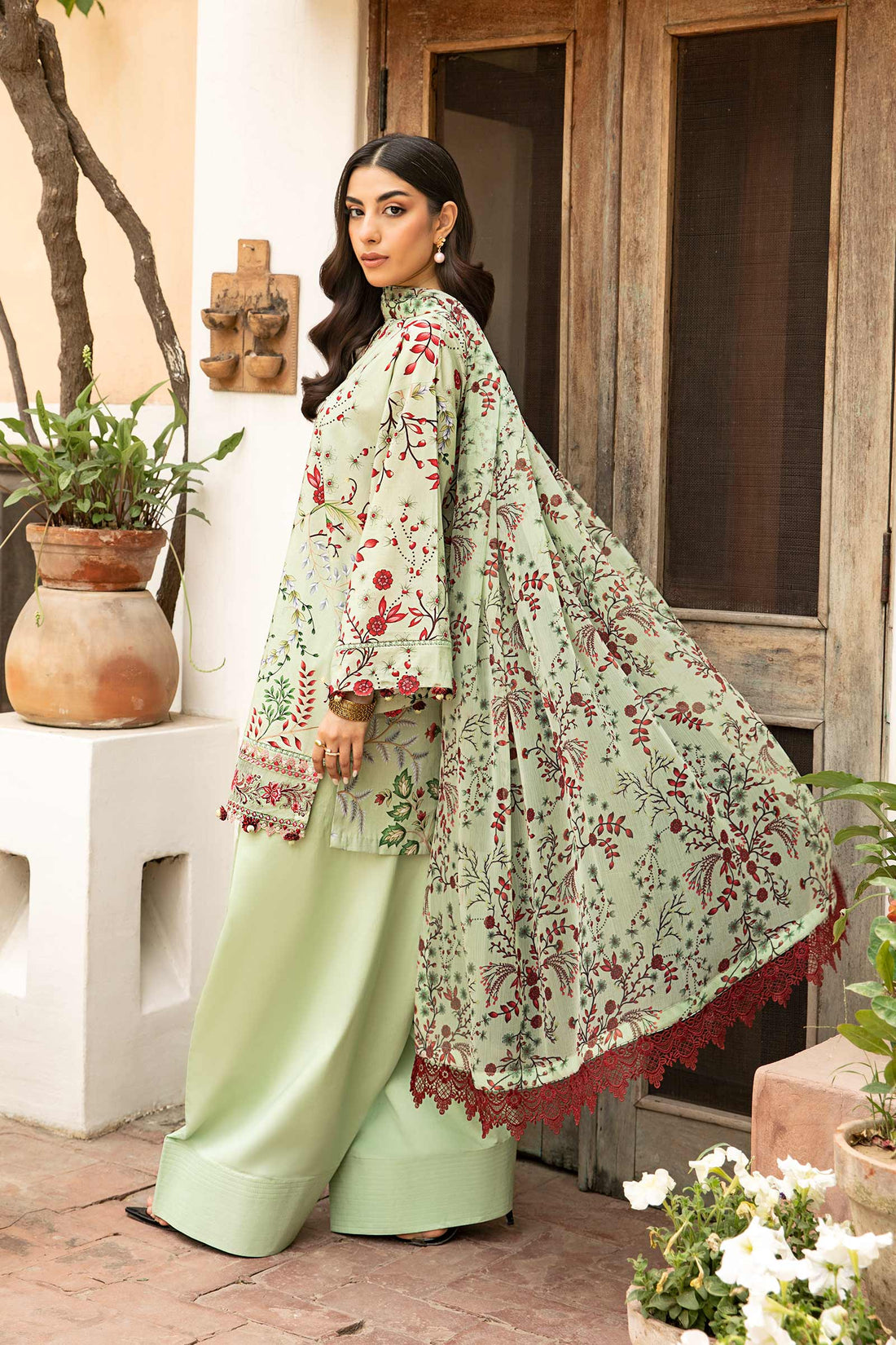 Maria B | Eid Basic Lawn | MB-CUS25-912B - by - Libasekhas UK - Registered Vendor of : Maria B - 100% Original Designer Dresss