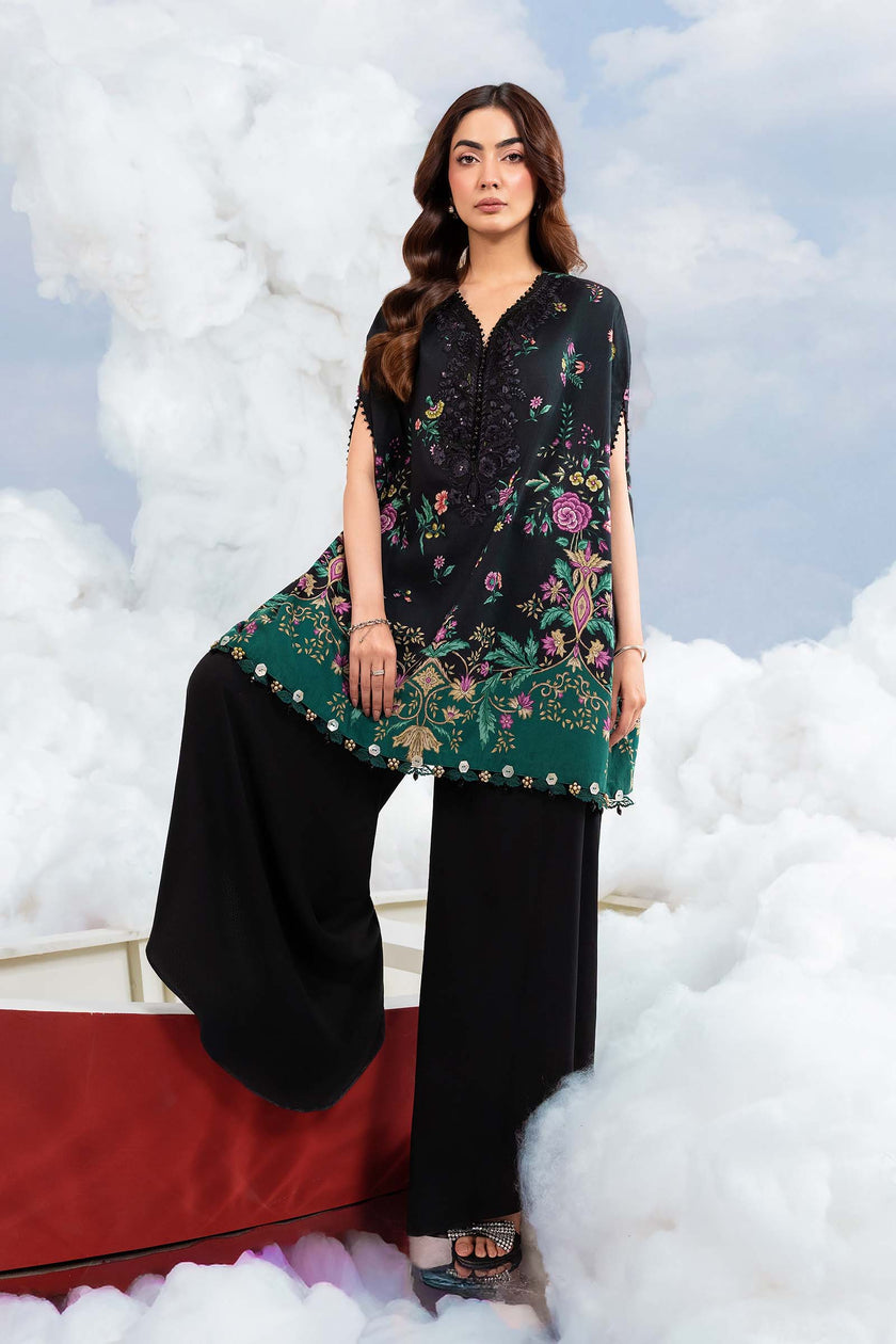 Maria B | M Basics Dreamscape Eid Lawn | MB-CUSV14-01B - by Libasekhas UK - Registered Vendor of : Maria B - 100% Original Designer Dress