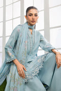 Maria B | M Basics Dreamscape Eid Lawn | MB-CUSV14-02B - by Libasekhas UK - Registered Vendor of : Maria B - 100% Original Designer Dress