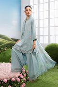 Maria B | M Basics Dreamscape Eid Lawn | MB-CUSV14-02B - by Libasekhas UK - Registered Vendor of : Maria B - 100% Original Designer Dress