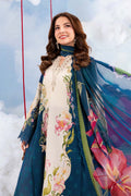Maria B | M Basics Dreamscape Eid Lawn | MB-CUSV14-05B - by Libasekhas UK - Registered Vendor of : Maria B - 100% Original Designer Dress