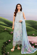 Maria B | M Basics Dreamscape Eid Lawn | MB-CUSV14-10A - by Libasekhas UK - Registered Vendor of : Maria B - 100% Original Designer Dress