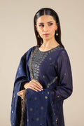 Maria B | Basics RTW | 3 Pc Embroidered Two Tone Silk Suit | MB-FS25-30 - by - Libasekhas UK - Registered Vendor of : Maria B - 100% Original Designer Dresss