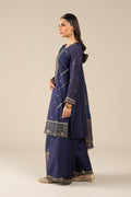 Maria B | Basics RTW | 3 Pc Embroidered Two Tone Silk Suit | MB-FS25-30 - by - Libasekhas UK - Registered Vendor of : Maria B - 100% Original Designer Dresss