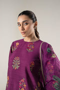 Maria B | Basics RTW | 3 Pc Embroidered Raw Silk Suit | MB-WF24-47 - by - Libasekhas UK - Registered Vendor of : Maria B - 100% Original Designer Dresss