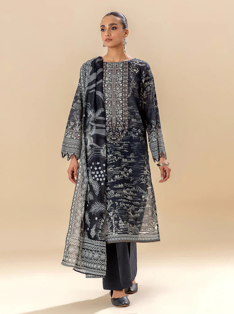Morbagh | Lawn Collection 24 | EBONY STREAMS - by - Libasekhas UK - Registered Vendor of : Morbagh - 100% Original Designer Dresss