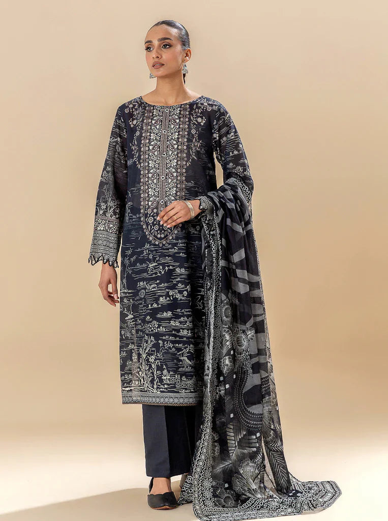 Morbagh | Lawn Collection 24 | EBONY STREAMS - by - Libasekhas UK - Registered Vendor of : Morbagh - 100% Original Designer Dresss