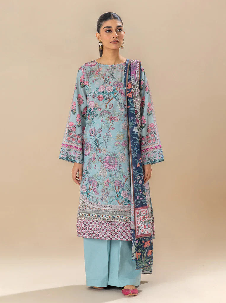 Morbagh | Lawn Collection 24 | SOUL BLUE - by - Libasekhas UK - Registered Vendor of : Morbagh - 100% Original Designer Dresss