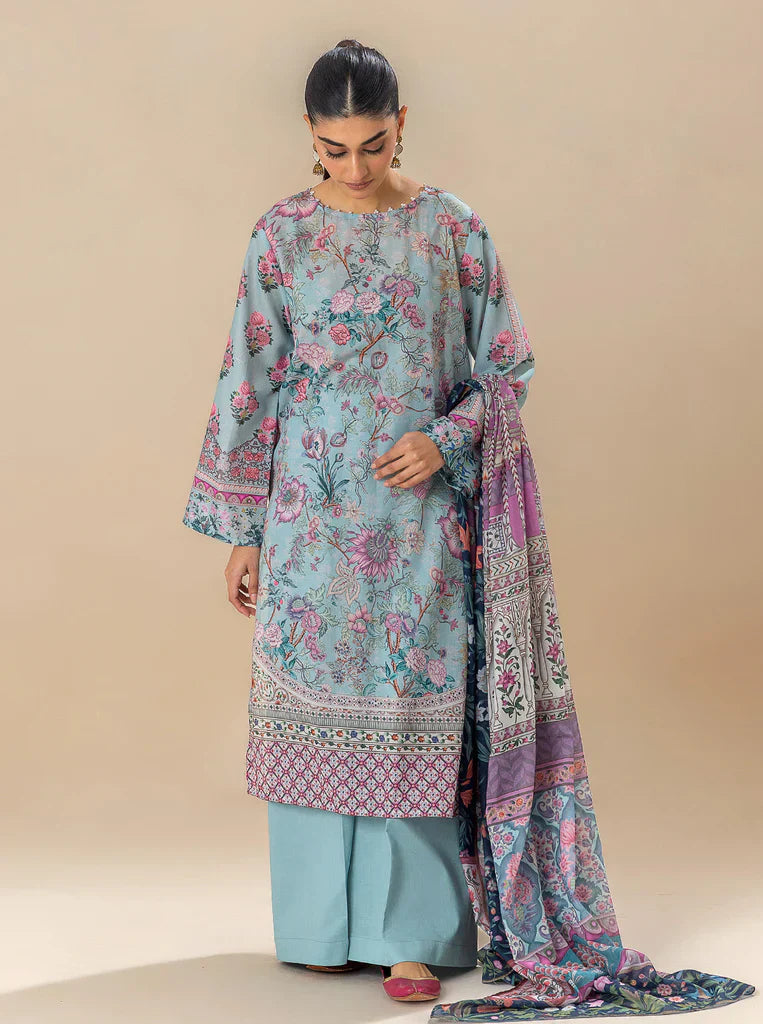 Morbagh | Lawn Collection 24 | SOUL BLUE - by - Libasekhas UK - Registered Vendor of : Morbagh - 100% Original Designer Dresss