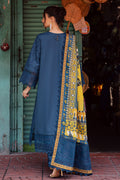Marjjan | Carnation Lawn | MBL-13 A (TEAL BLUE) - by - Libasekhas UK - Registered Vendor of : Marjjan - 100% Original Designer Dresss
