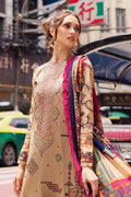 Marjjan | Carnation Lawn | MBL-13 B (BEIGE) - by - Libasekhas UK - Registered Vendor of : Marjjan - 100% Original Designer Dresss