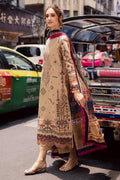 Marjjan | Carnation Lawn | MBL-13 B (BEIGE) - by - Libasekhas UK - Registered Vendor of : Marjjan - 100% Original Designer Dresss