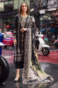 Marjjan | Carnation Lawn | MBL-14 A (BLACK) - by - Libasekhas UK - Registered Vendor of : Marjjan - 100% Original Designer Dresss
