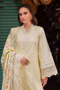 Marjjan | Carnation Lawn | MBL-14 B (LIME YELLOW) - by - Libasekhas UK - Registered Vendor of : Marjjan - 100% Original Designer Dresss