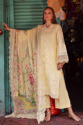 Marjjan | Carnation Lawn | MBL-14 B (LIME YELLOW) - by - Libasekhas UK - Registered Vendor of : Marjjan - 100% Original Designer Dresss