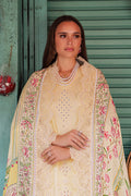 Marjjan | Carnation Lawn | MBL-14 B (LIME YELLOW) - by - Libasekhas UK - Registered Vendor of : Marjjan - 100% Original Designer Dresss