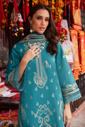 Marjjan | Carnation Lawn | MBL-15 B (LIGHT ZINC) - by - Libasekhas UK - Registered Vendor of : Marjjan - 100% Original Designer Dresss