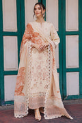 Marjjan | Carnation Lawn | MBL-16 A (ALMOND SKIN) - by - Libasekhas UK - Registered Vendor of : Marjjan - 100% Original Designer Dresss