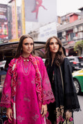 Marjjan | Carnation Lawn | MBL-17 B (HOT PINK) - by - Libasekhas UK - Registered Vendor of : Marjjan - 100% Original Designer Dresss