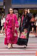 Marjjan | Carnation Lawn | MBL-17 B (HOT PINK) - by - Libasekhas UK - Registered Vendor of : Marjjan - 100% Original Designer Dresss