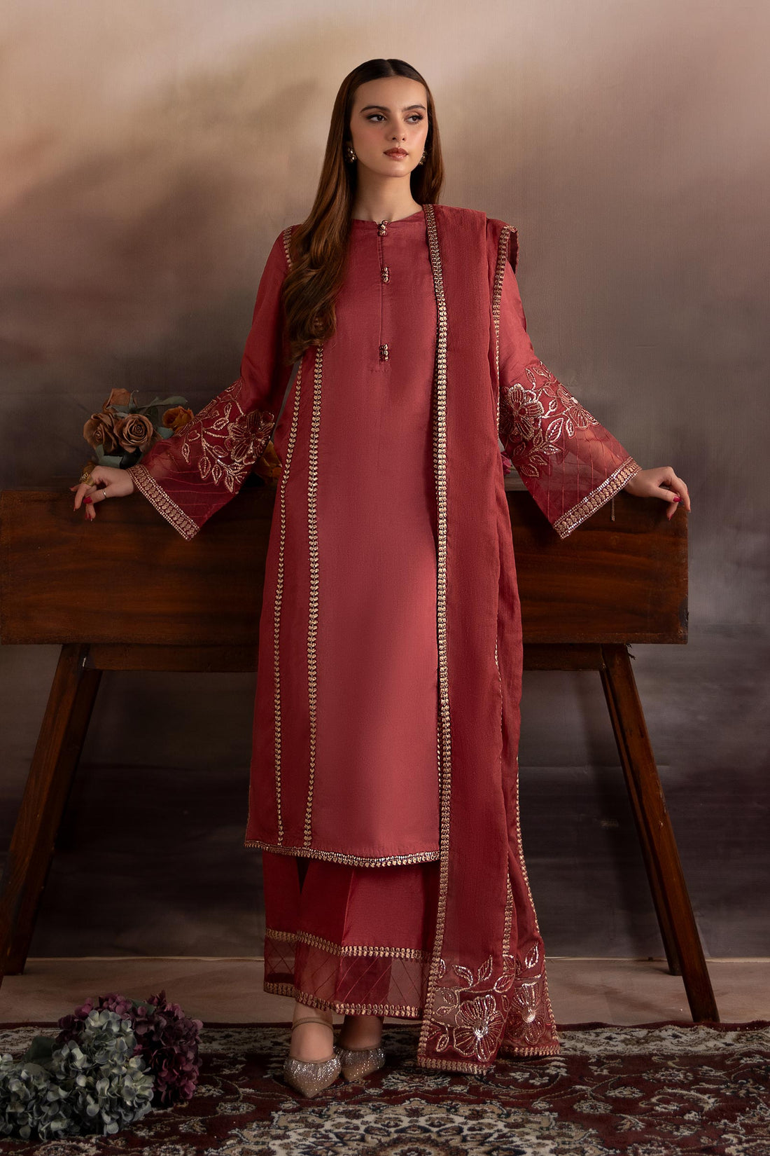 Maria B | Pre fall Dresses | MBS-W25-01 A - by Libasekhas UK - Registered Vendor of : Maria B - 100% Original Designer Dress