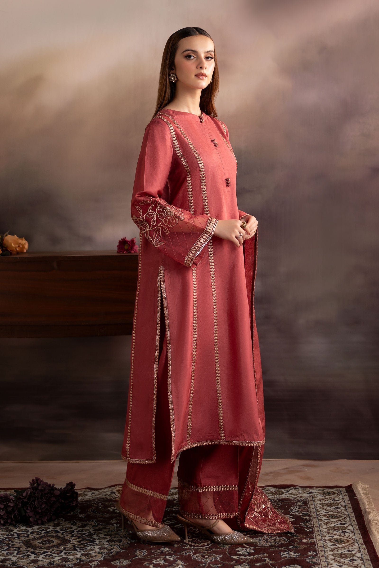 Maria B | Pre fall Dresses | MBS-W25-01 A - by Libasekhas UK - Registered Vendor of : Maria B - 100% Original Designer Dress