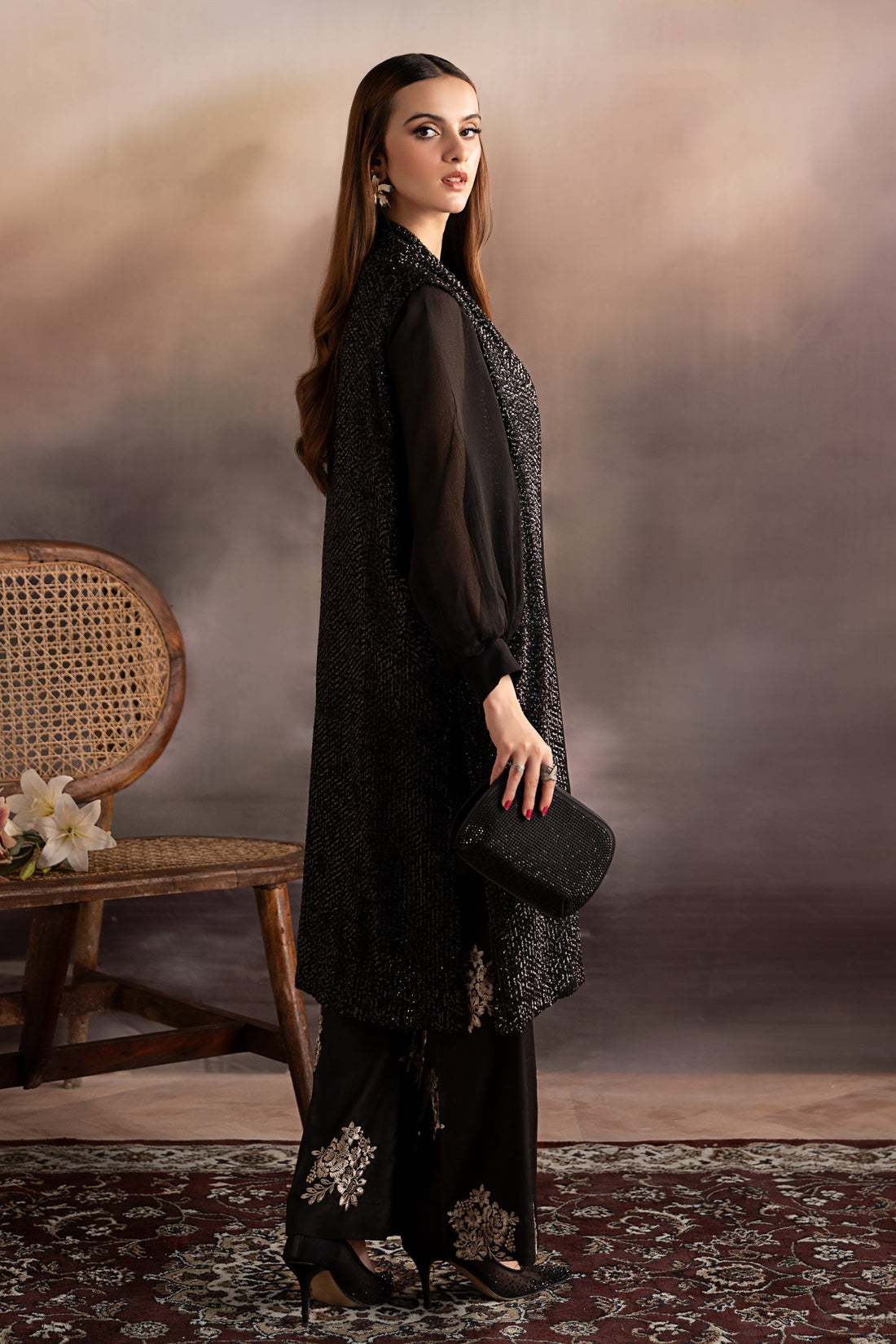 Maria B | Pre fall Dresses | MBS-W25-21 K - by Libasekhas UK - Registered Vendor of : Maria B - 100% Original Designer Dress