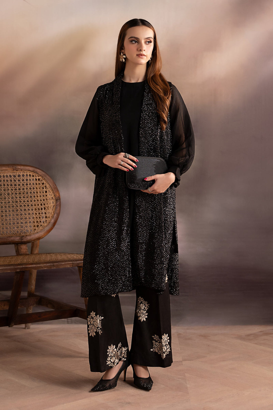 Maria B | Pre fall Dresses | MBS-W25-21 K - by Libasekhas UK - Registered Vendor of : Maria B - 100% Original Designer Dress