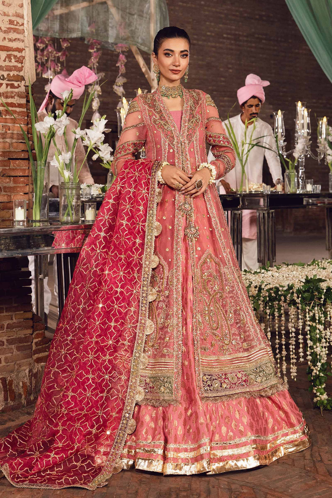 Maria B | Bridal Couture | Gulsum - by - Libasekhas UK - Registered Vendor of : Maria B - 100% Original Designer Dresss