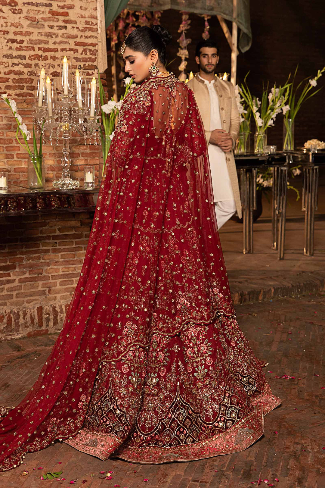 Maria B | Bridal Couture | Roza - by - Libasekhas UK - Registered Vendor of : Maria B - 100% Original Designer Dresss