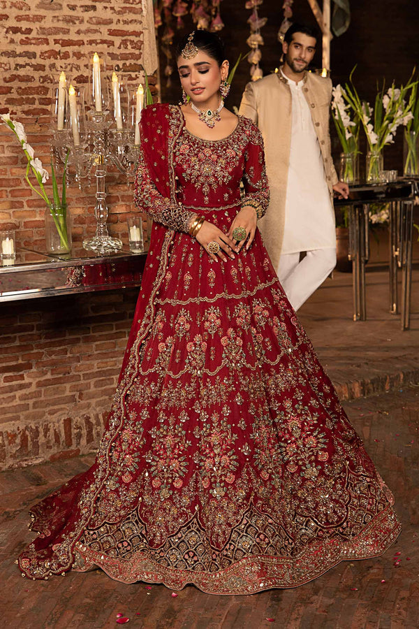 Maria B | Bridal Couture | Roza - by - Libasekhas UK - Registered Vendor of : Maria B - 100% Original Designer Dresss