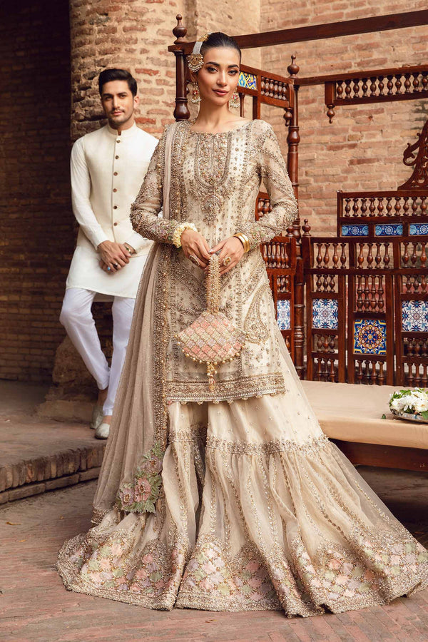 Maria B | Bridal Couture | Ishtar - by - Libasekhas UK - Registered Vendor of : Maria B - 100% Original Designer Dresss
