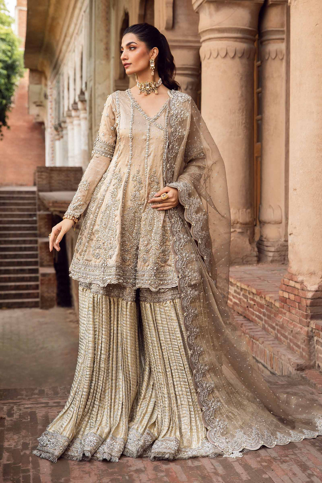 Maria B | Bridal Couture | Oriana - by - Libasekhas UK - Registered Vendor of : Maria B - 100% Original Designer Dresss