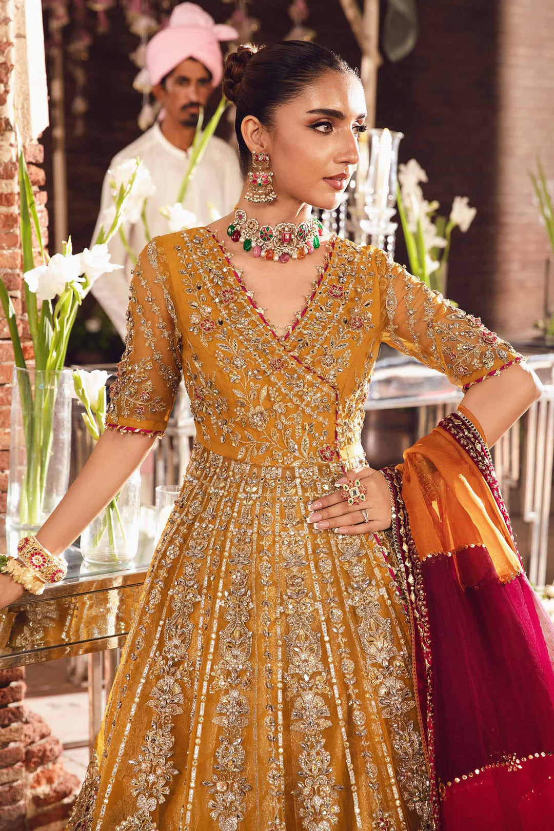 Maria B | Bridal Couture | Zehrin - by - Libasekhas UK - Registered Vendor of : Maria B - 100% Original Designer Dresss