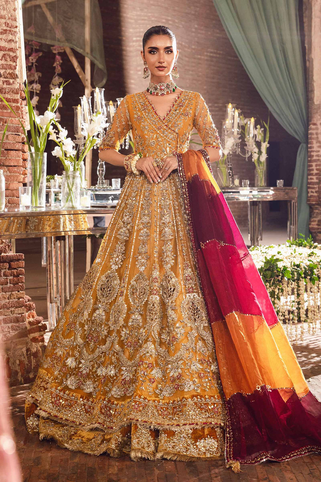 Maria B | Bridal Couture | Zehrin - by - Libasekhas UK - Registered Vendor of : Maria B - 100% Original Designer Dresss