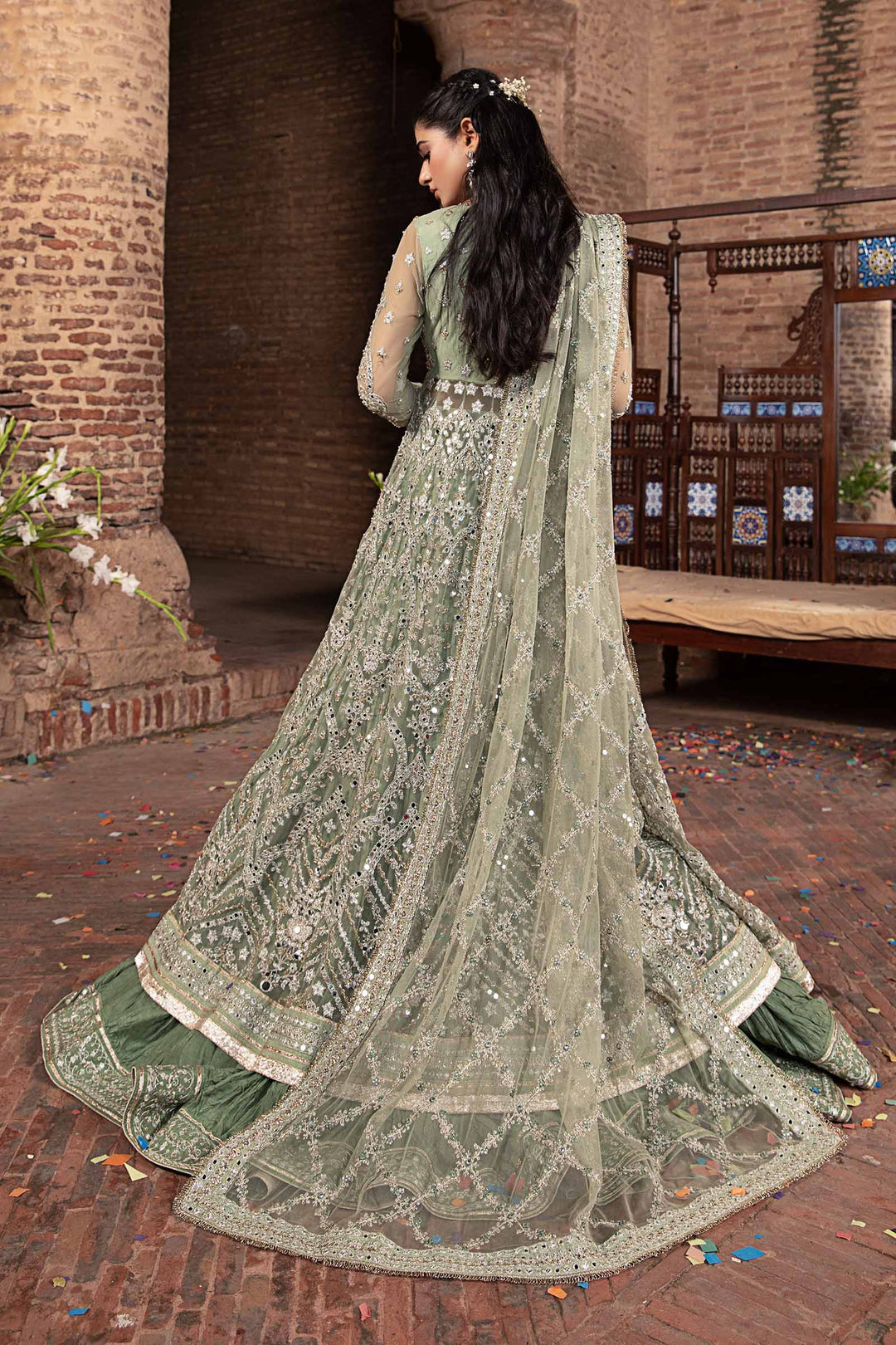 Maria B | Bridal Couture | Sarai - by - Libasekhas UK - Registered Vendor of : Maria B - 100% Original Designer Dresss
