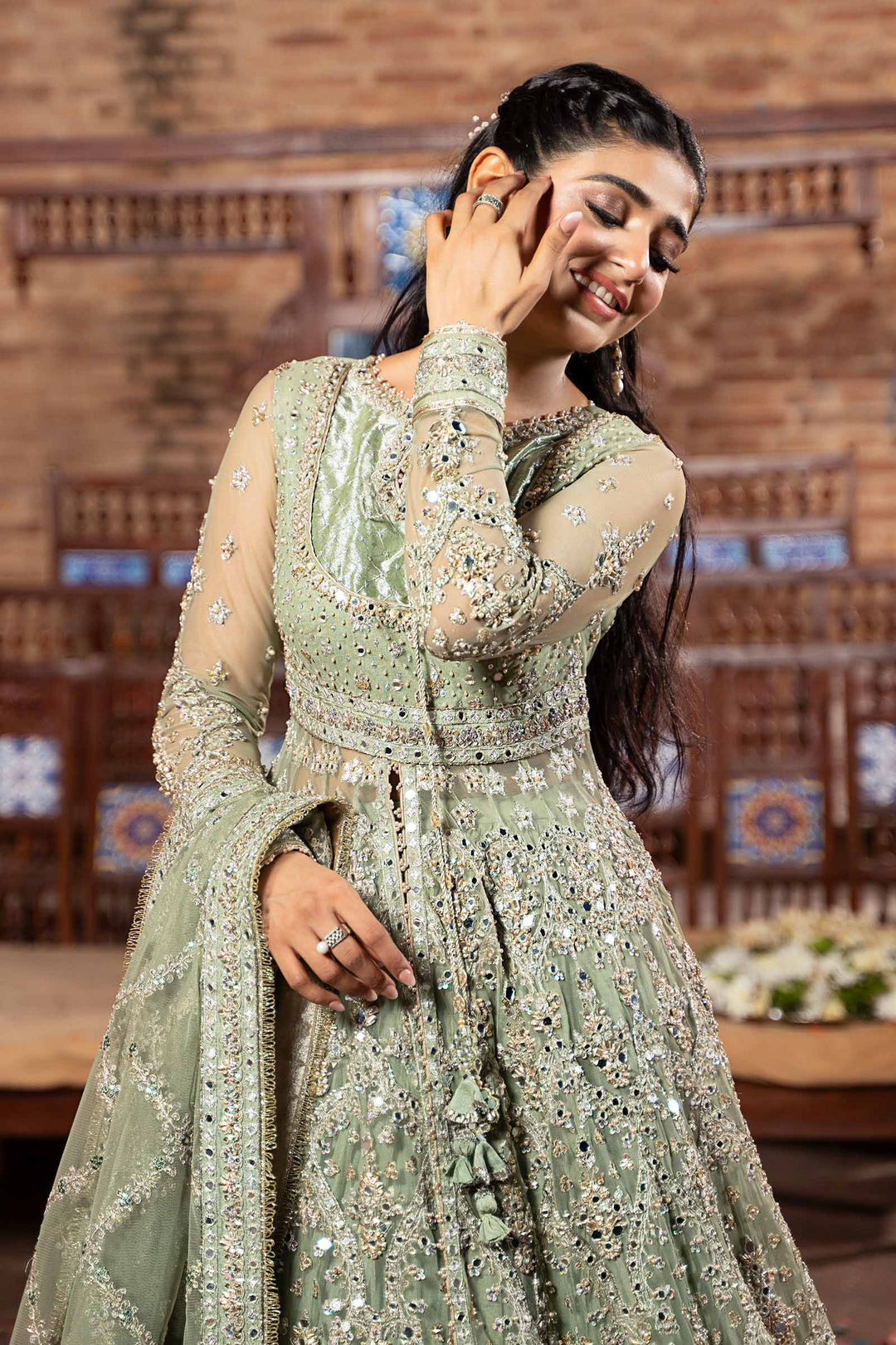 Maria B | Bridal Couture | Sarai - by - Libasekhas UK - Registered Vendor of : Maria B - 100% Original Designer Dresss