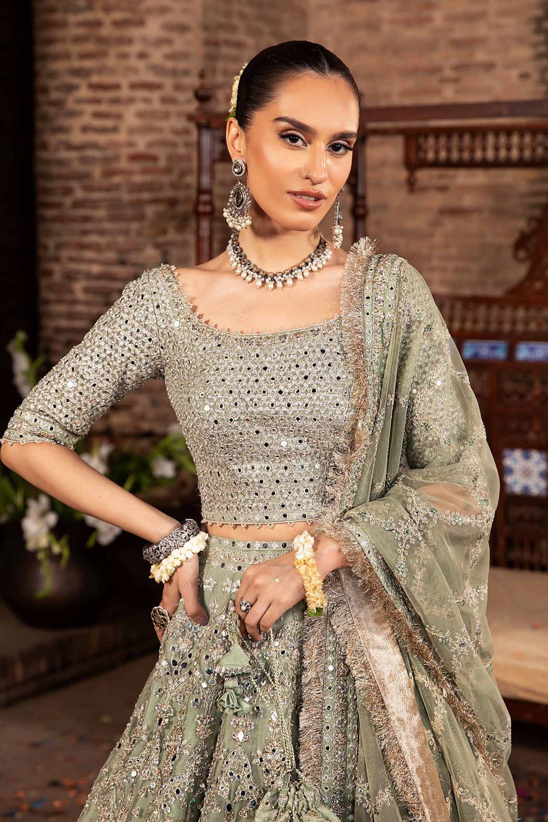 Maria B | Bridal Couture | Sarai - by - Libasekhas UK - Registered Vendor of : Maria B - 100% Original Designer Dresss