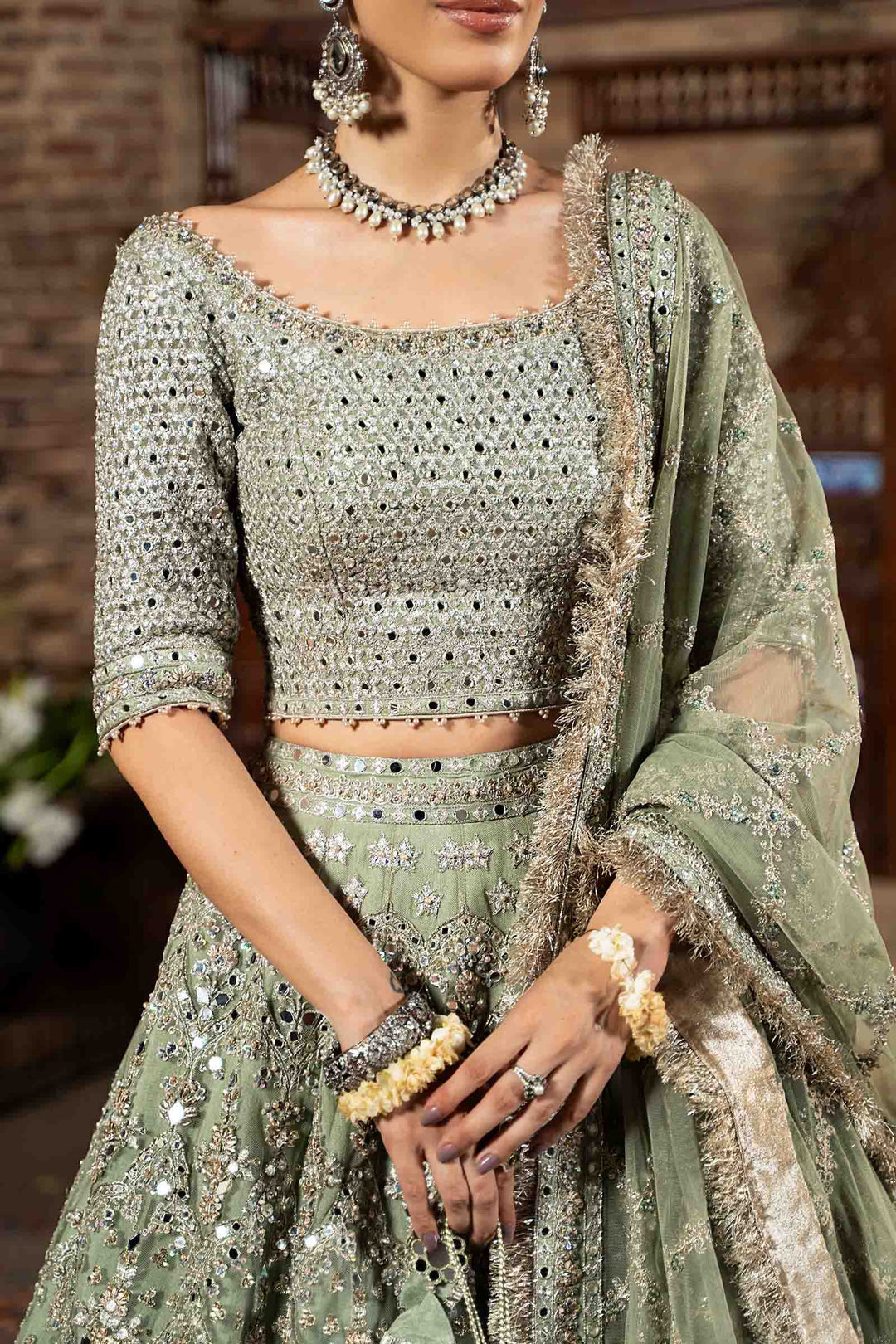 Maria B | Bridal Couture | Sarai - by - Libasekhas UK - Registered Vendor of : Maria B - 100% Original Designer Dresss