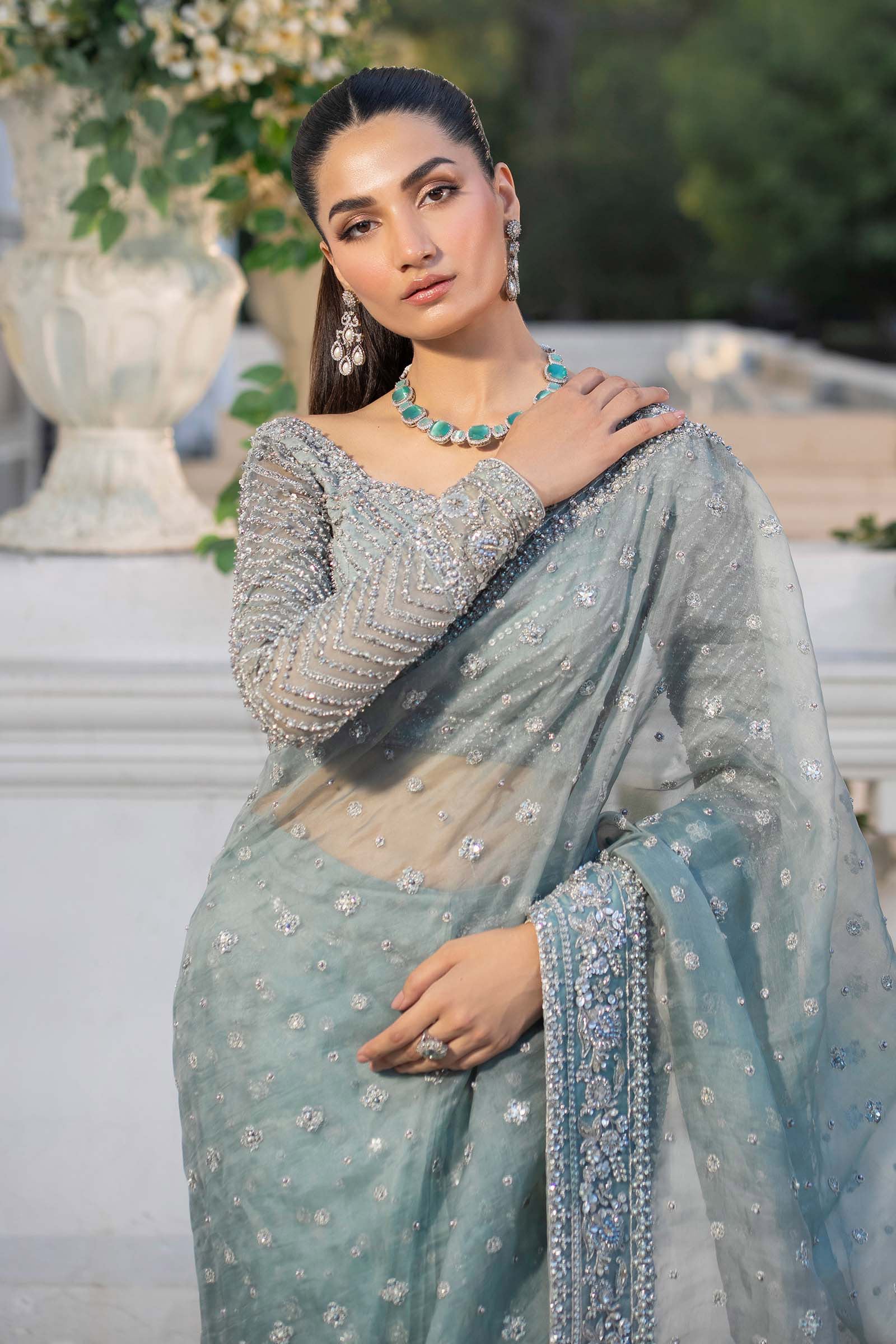 Maria B | Royal Rawa Bridal Couture | Gracin - by Libasekhas UK - Registered Vendor of : Maria B - 100% Original Designer Dress