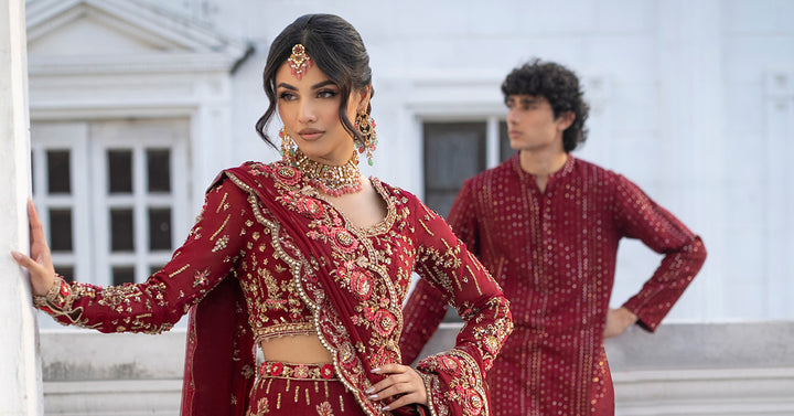 Maria B | Royal Rawa Bridal Couture | Seray - by Libasekhas UK - Registered Vendor of : Maria B - 100% Original Designer Dress