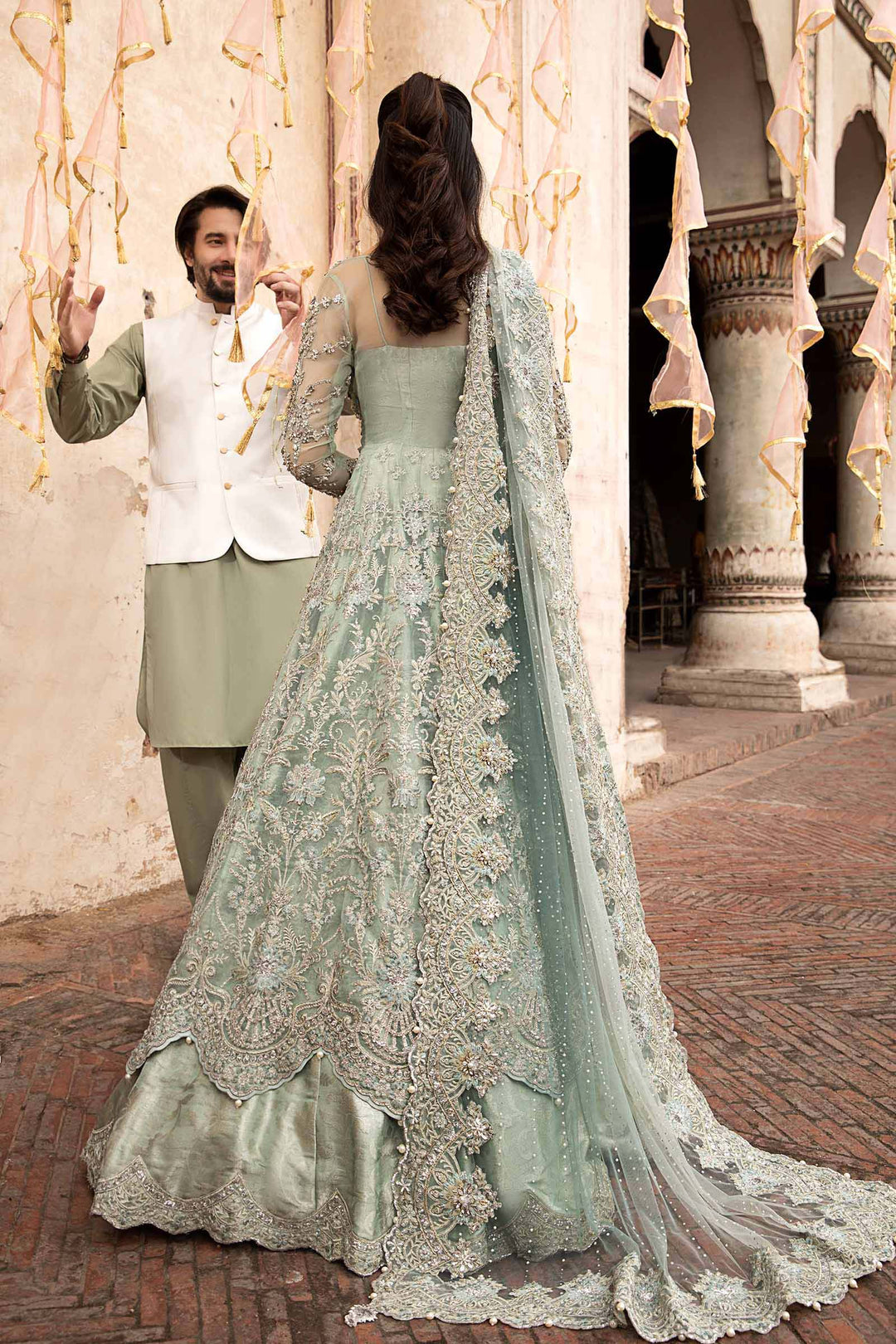 Maria B | Bridal Couture | Sevara - by - Libasekhas UK - Registered Vendor of : Maria B - 100% Original Designer Dresss