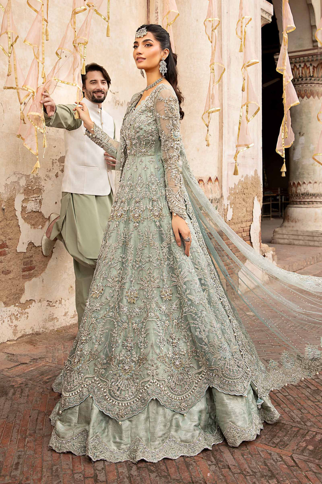 Maria B | Bridal Couture | Sevara - by - Libasekhas UK - Registered Vendor of : Maria B - 100% Original Designer Dresss