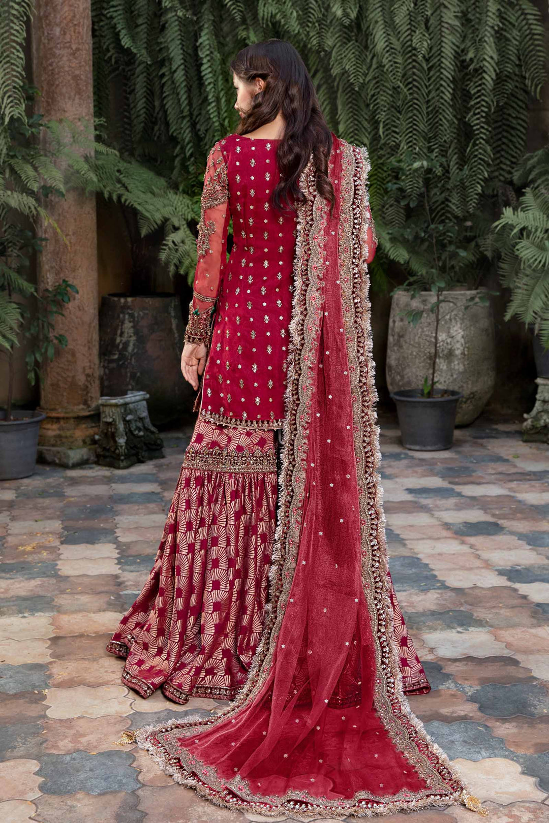 Maria B | Bridal Couture | Shireen - by - Libasekhas UK - Registered Vendor of : Maria B - 100% Original Designer Dresss