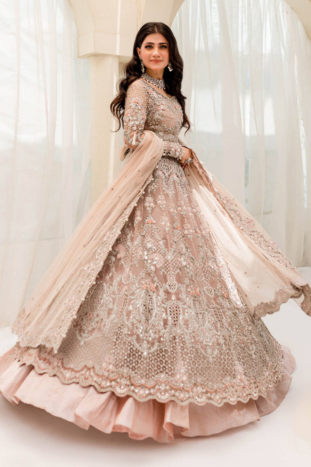 Maria B | Bridal Couture | MC-902 - by - Libasekhas UK - Registered Vendor of : Maria B - 100% Original Designer Dresss