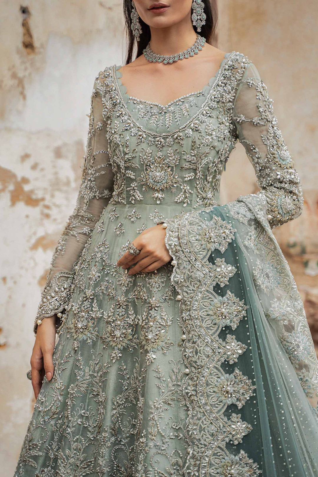 Maria B | Bridal Couture | Sevara - by - Libasekhas UK - Registered Vendor of : Maria B - 100% Original Designer Dresss