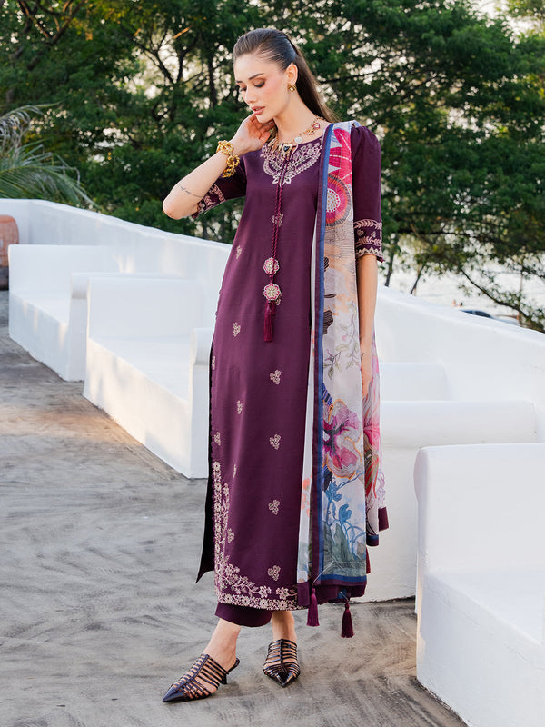 Izel | Dareen Luxury Lawn 26 | Meerab - by Libasekhas UK - Registered Vendor of : Izel - 100% Original Designer Dress