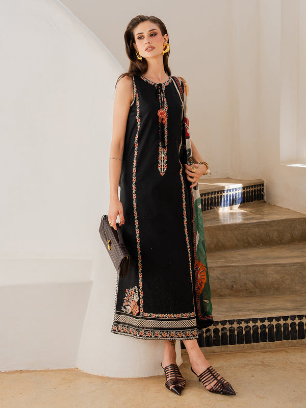 Izel | Dareen Luxury Lawn 26 | Mehvar - by Libasekhas UK - Registered Vendor of : Izel - 100% Original Designer Dress